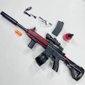 Lançador HK416 Gel - Preto e vermelho