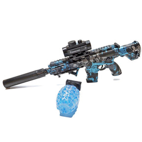 Arma de Gel M416 Elétrica Camuflada Azul – Leão